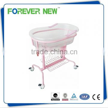 YXZ-007C Hospital Powder Steel Hospital Baby Furniture Round Cribs