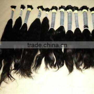100% Unprocessed Indian Virgin Remy Human Hair Extension/bulk photo-4