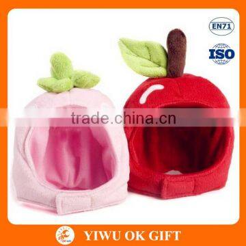 Wholesale Carnival Kids Fruit Shape Funny Double Fabrics Velvet Hats