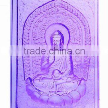 WF267 Religion temple buddha crystal block