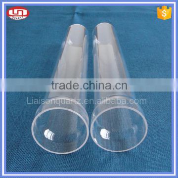 Clear Large diameter UVC quartz glass tube from LiaisonQuartz