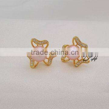 Wholesale Fashionable Pearl Earring Designs Silver 925 photo-2