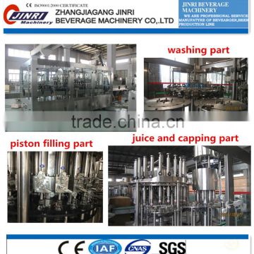 juice pulp filling machine monoblock 4 in 1 filling machine