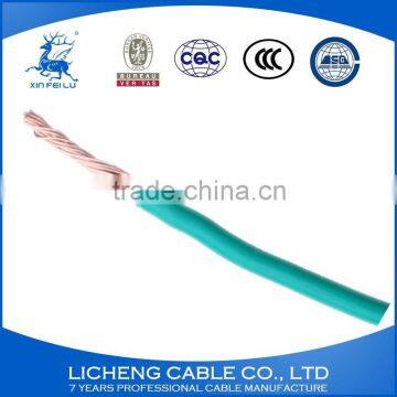 High Quality Green House Wiring Copper Core PVC Insulated Flexible Wire and Cable -BVR(1mm2)