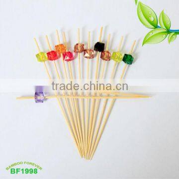 6.5cm*2.0mm craft glass ball ass Toothpick