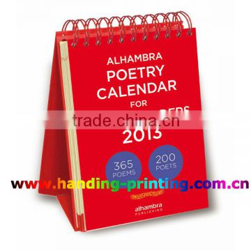 Supply Customed Size Monthly Calendar Printing