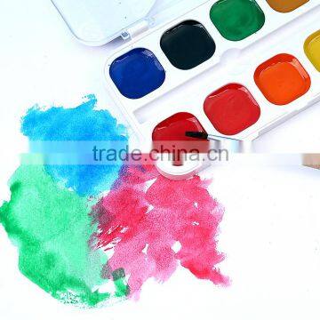 Wholesale Student's Art Material Semi Watercolor Paint, 10Color Paint Watercolot Palette photo-5