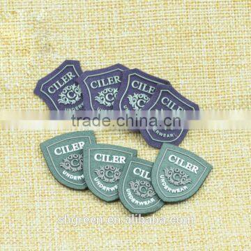 Cutting felt silicone label,clothing rubber logo patch