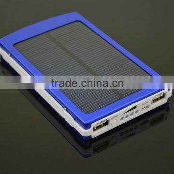 CE RHOS FCC 2014 New Fashion Solar Power Portable Solar Charger Fast Mobile Charger 5000mah photo-2