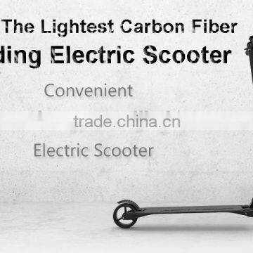 carbon fiber folding electric scooter with li-ion battery only 6.5kgs