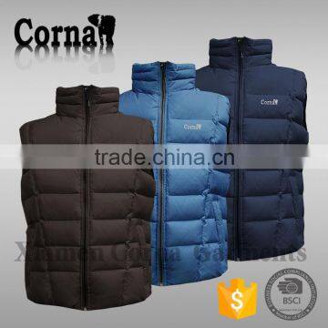 2015 New Arrival Customized Winter Outdoor 100% Nylon Vest Anti-pilling Brands for Mens Vest With Low Price photo-2