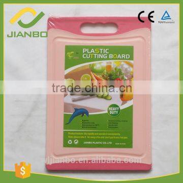 Eco-friendly PP Material Chopping Blocks With Holder&Water Trought Non-slip High Quality Cutting Board