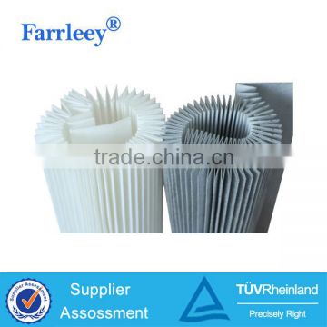 Laminated PET fabric air filters media