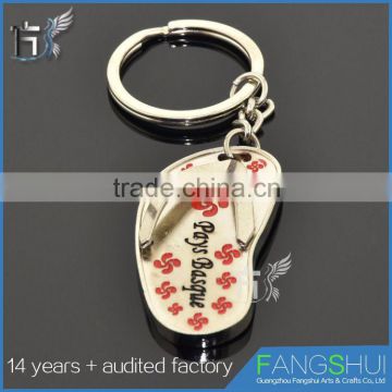 Best selling custom shoe keychains ballet shoe keychain for sale