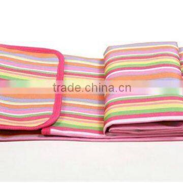 Oxford Cloth Striped Printed Folding Picnic Blanket photo-4