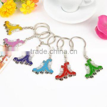 Fashion Cheap Factory Slipper Keychain Shoes Keychain Color Painting Alloy Metal Keychain in Bulk photo-2