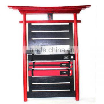 UWIN Martial arts show karate taekwondo belt display racks