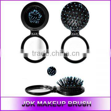 Makeup Mirror/Folded Cosmetic Pocket Mirror/Makeup Mirror with Hair Brush