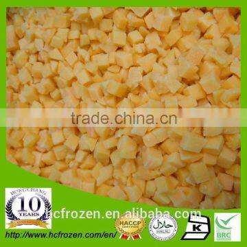 China IQF frozen peach dices in bulk