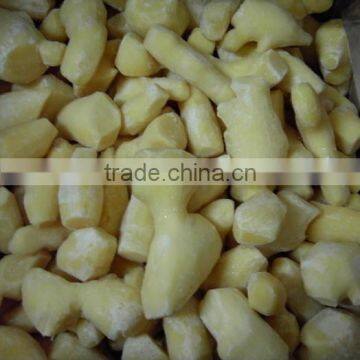 IQF frozen peeled ginger, chinese golden supplier