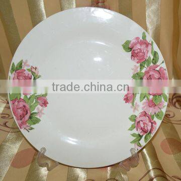 new bone china dinner set with romantic flower ,new bone china dinner set for wedding