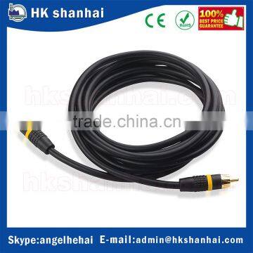Top Quality OEM Wholesale 6 Feet Male to Male Gold Plated Audio Video Stereo RCA AV Shielded Subwoofer Cable photo-4
