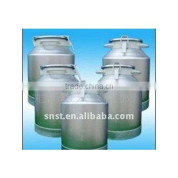 Transport Aluminium milk barrels