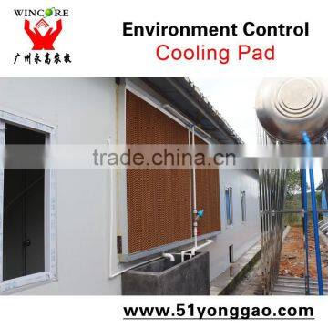 Evaporative poultry cooling pad