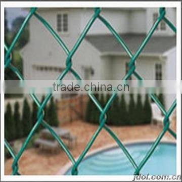 PVC coated chain link fence