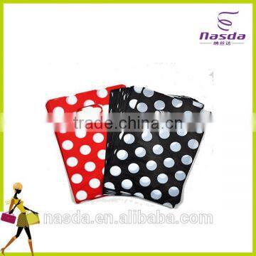 Supplier free samples Fuan die-cut shopping plastic bag