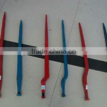 Farm Loading Machine Part Straight Forged Bale Spear