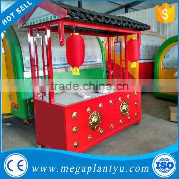 Pop Chinese Style Portable Selling Cart Promotions Kiosk In Supermarket Shoping Trolley Cart