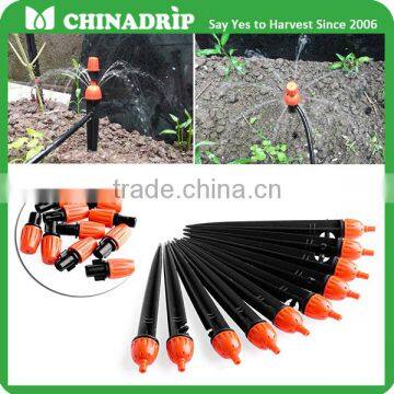 Dripper and Sprinkler Irrigation Greenhouse Adjustable Garden Sprinkler with Spikes