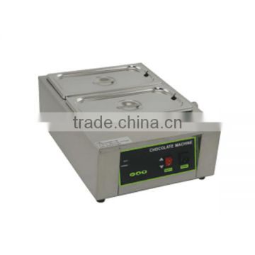 Hot sale Siomai machine 2 tub Stainless steel electric Chocolate Warmer