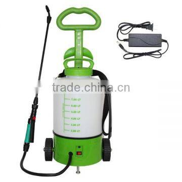 Taizhou iLOT rechargeable preesure pump sprayer 8L wiith wheel