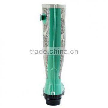 High Heels Women Rubber Rain Boots photo-4