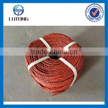 orange 6mm PP SPLITFILM ROPE