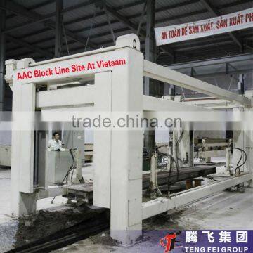 AAC! 50000 m3 autoclaved aerated concrete block -Air roll-over craft