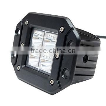 16W Square led work lights for tractors and vehicles IP69K