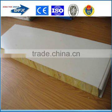 Colored eps pu rockwool wall roof insulated panels