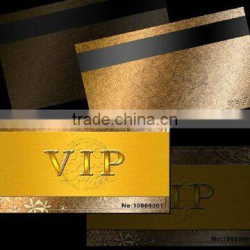 Plastic Golden / Silver Background PVC Card Manufacturer