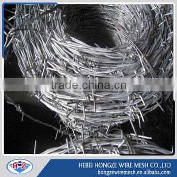 (15 years factory)Weight of barbed wire per meter length/BTO-22 type of barbed wire