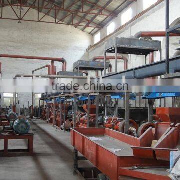 automatic used tire recycling machine