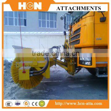 Hydraulically-driven Angle Broom Sweeper Attachments For Engineering Vehicle photo-3