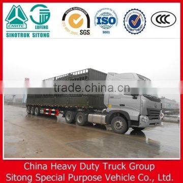 Livestock Trailer Fence Trailer Stake Truck Semi Horse Trailer photo-3