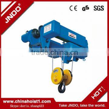 low headroom electric wire rope hoist