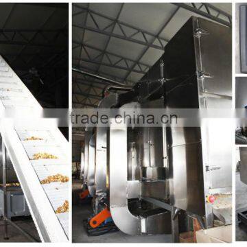 Walnut kernel Multiple layer continuous type mesh belt dryer