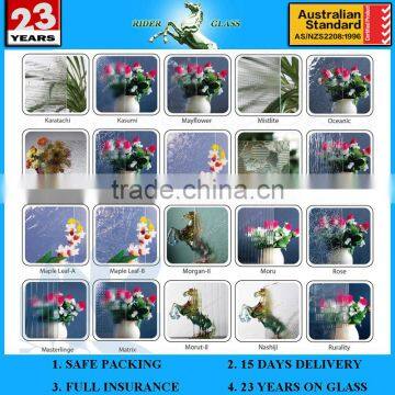 3-8mm AS/NZS 2208 Accredited Glass Pattern Design photo-5