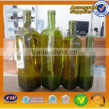 glass square bottle