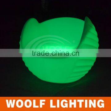 Lovely Plastic Color Changing Design LED Single Sofa With Texture photo-2